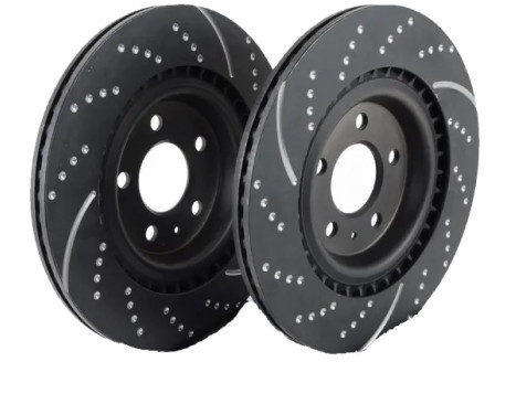 Brake Disc Turbo Grooved GD195 EBC, Image 3