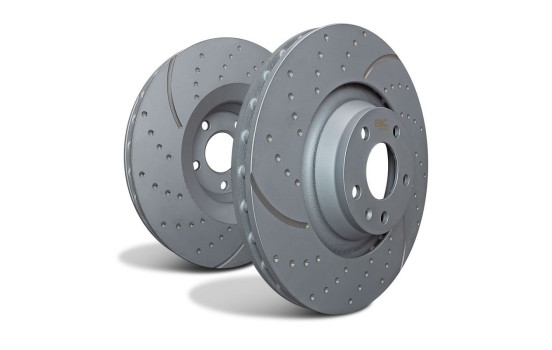 Brake Disc Turbo Grooved GD250 EBC, Image 4