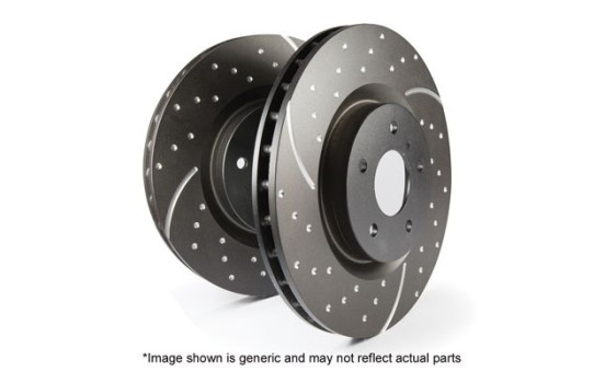 Brake Disc Turbo Grooved GD607 EBC, Image 4