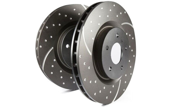 Brake Disc Turbo Grooved GD969 EBC, Image 2