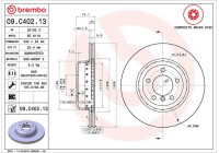 Brake Disc TWO-PIECE DISCS LINE 09.C402.13 Brembo