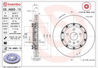 Brake Disc TWO-PIECE FLOATING DISCS LINE 09A66513 Brembo