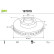 Brake disc X1 REN ESPACE IV 197079 Valeo