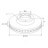 Brake disc X1 REN ESPACE IV 197079 Valeo, Thumbnail 4