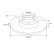 Brake disc X2 FIA FIORINO UNO PANDA 186151 Valeo, Thumbnail 2