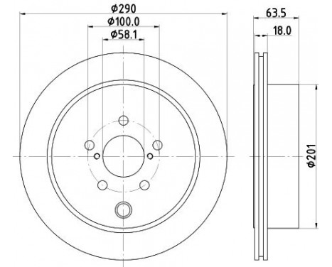 Brake discs 8DD 355 122-281 Hella