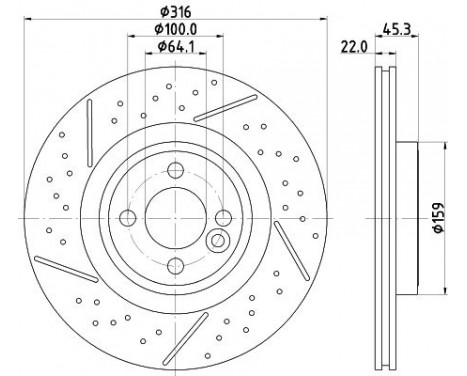 Brake discs 8DD 355 123-471 Hella