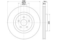 Brake discs 8DD 355 125-131 Hella