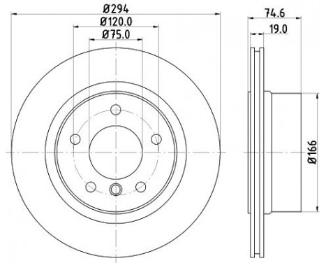 Brake discs 8DD 355 128-511 Hella