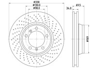 Brake discs 8DD 355 128-571 Hella