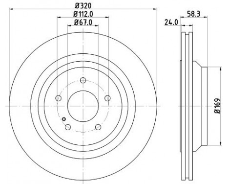 Brake discs 8DD 355 128-751 Hella