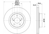 Brake discs 8DD 355 129-421 Hella