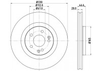 Brake discs 8DD 355 129-481 Hella