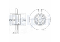 DISQUE DE FREIN UNITAIRE BG9005 Delphi