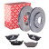 Febi Brake Discs + Brake Pads Combi Deal P-F-01-00152 Febi Combi Deals