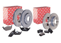 Febi Brake Discs + Brake Pads Combi Deal P-F-09-00005 Febi Combi Deals