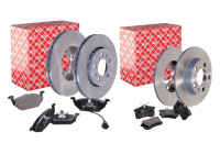 Febi Brake Discs + Brake Pads Combi Deal P-F-09-00018 Febi Combi Deals