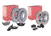 Febi Brake Discs + Brake Pads Combi Deal P-F-09-00093 Febi Combi Deals