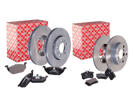 Febi Brake Discs + Brake Pads Combi Deal P-F-09-00093 Febi Combi Deals