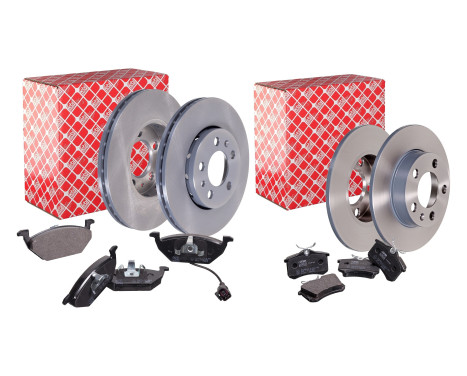 Febi Brake Discs + Brake Pads Combi Deal P-F-09-00474 Febi Combi Deals