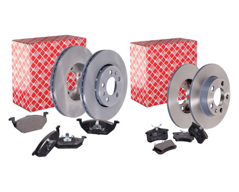 Febi Brake Discs + Brake Pads Combi Deal P-F-09-00505 Febi Combi Deals
