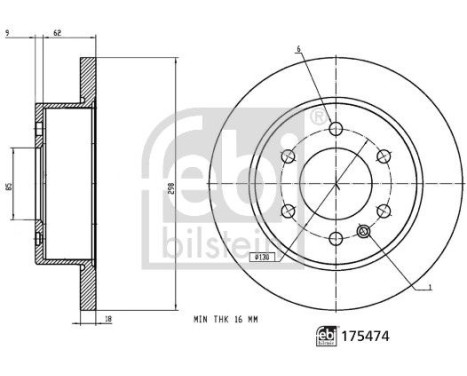 Febi Brake Discs + Brake Pads Combi Deal, Image 12