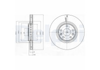 JEU DE 2 DISQUES DE FREIN BG4266 Delphi