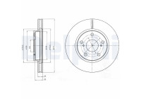 JEU DE 2 DISQUES DE FREIN BG4304 Delphi