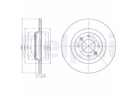 JEU DE 2 DISQUES DE FREIN BG4322 Delphi