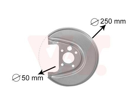 Brake Disc Dust Shield, Image 3