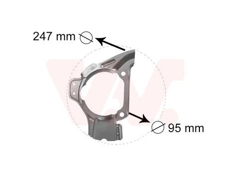 Brake Disc Dust Shield, Image 2