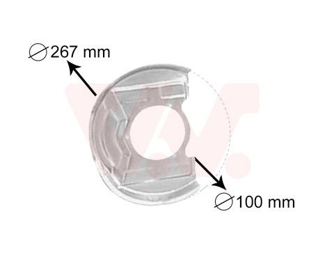 Brake Disc Dust Shield, Image 2