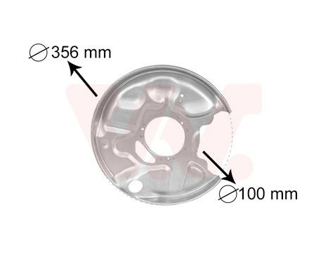 Brake Disc Dust Shield, Image 2
