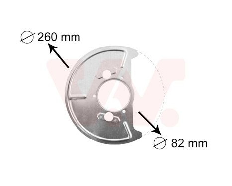 Brake Disc Dust Shield, Image 2