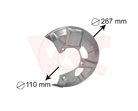 Brake Disc Dust Shield, Image 2