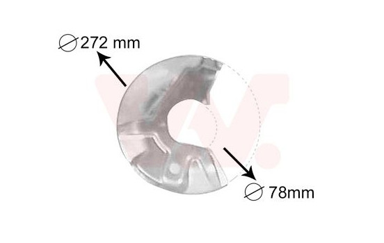 Brake Disc Dust Shield, Image 2