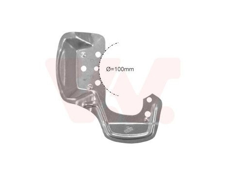 Brake Disc Dust Shield, Image 2