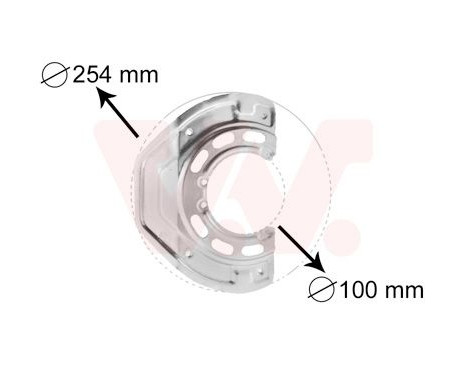 Brake Disc Dust Shield, Image 2