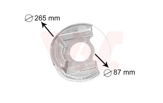Brake Disc Dust Shield, Image 2