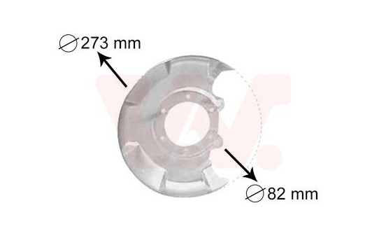 Brake Disc Dust Shield, Image 2