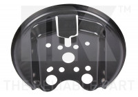 Cover plate, brake disc
