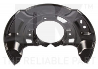 Cover plate, brake disc