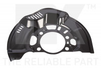 Cover plate, brake disc