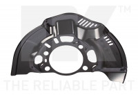 Cover plate, brake disc