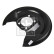Cover plate, brake disc