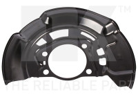 Cover plate, brake disc