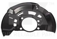Cover plate, brake disc