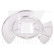 Cover plate, brake disc
