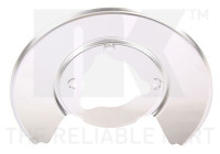 Cover plate, brake disc