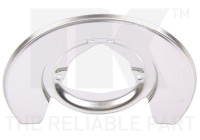 Cover plate, brake disc